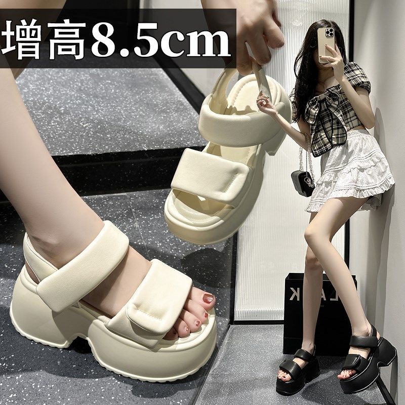 小码凉鞋女313233厚底小个子女士高跟增高松糕鞋外穿2024新款夏季
