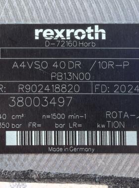 R902418820 A4VSO40DR/10R-PPB13N00 # Rexroth，液压泵