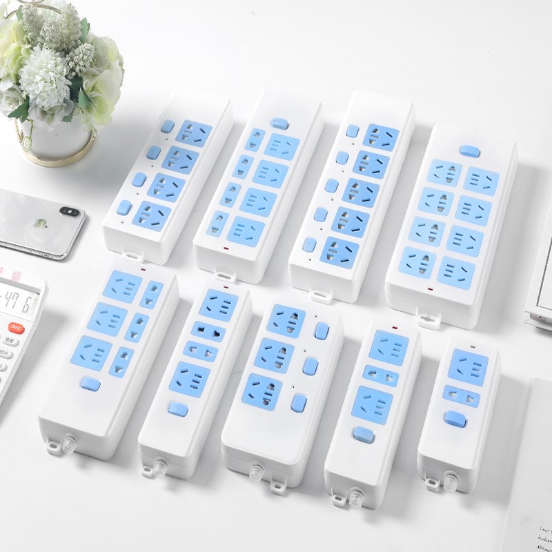 无线插排多功能接线板多孔独立控制插线板孔家用拖线板办公排插头