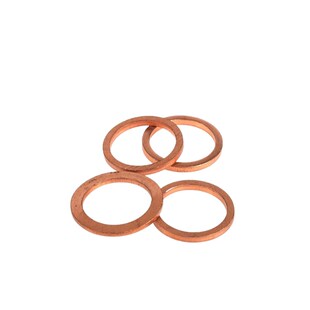 紫铜垫片退火平铜垫圈m6高温船垫用汽车专用密封厚度2mm1.5毫米1