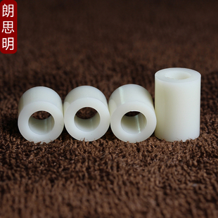 M5M6M8M10塑料直通ABS隔离支柱螺丝套管加大加厚垫高垫圈圆胶垫柱