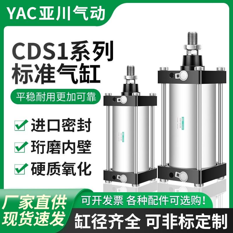 SMC型CS1B/CDS1B125-50-100-200-300-350-400-500-1000标准气缸