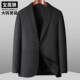 提花便服单西外套胖子宽松休闲西装 春秋款 加肥加大码 单件西服男士