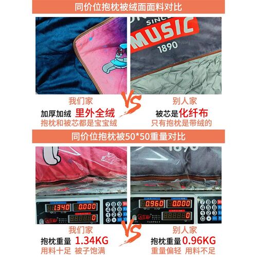 加厚汽车抱枕被子两用新款四季通用车载多功能靠枕靠背车内折叠被