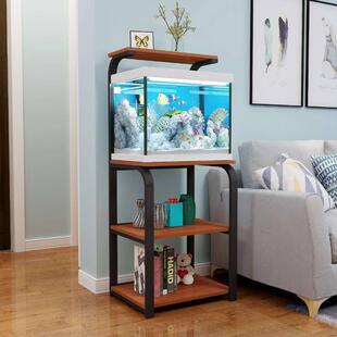 鱼缸架子底座底柜放鱼缸的架子桌子金属底架承重R柜客厅小型鱼缸