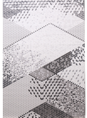 极简现代高级灰色地毯客厅茶几z毯卧室床边毯书房书桌地毯家用地