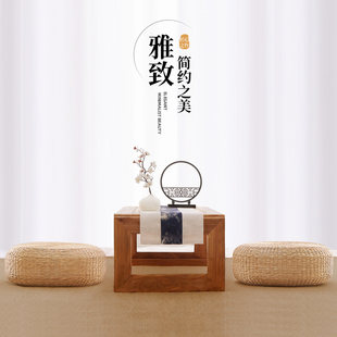 草编蒲团坐垫日式榻榻米蒲垫w阳台蒲草打坐禅修垫子懒人地上跪坐
