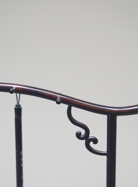 大红酸枝全榫卯结构书p房画案陈列明式古典素雅线条款双面挂钩笔