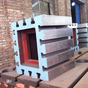 铸铁摇臂钻T型槽方箱3080 3050H 摇臂钻工作台 机床工作台