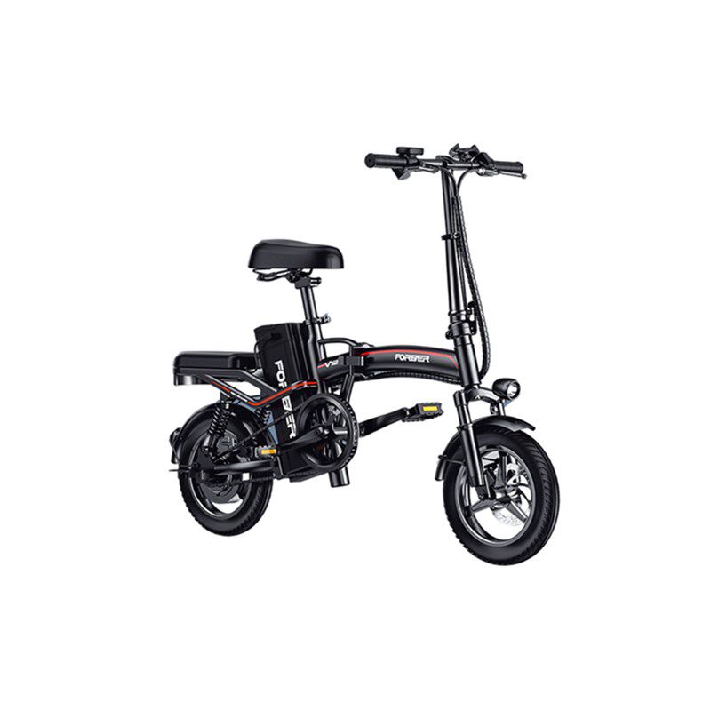 电动车电单车校园代步p车女小型上班代驾可折叠电动助力车锂电池