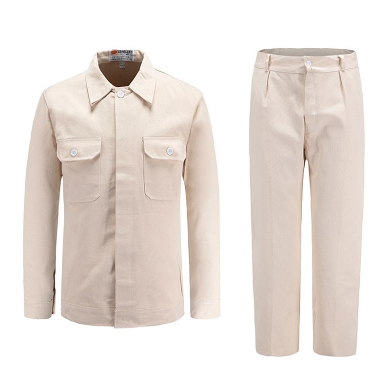 电焊服帆布加厚耐磨工装制服防护服劳保服套装X工作服焊工服