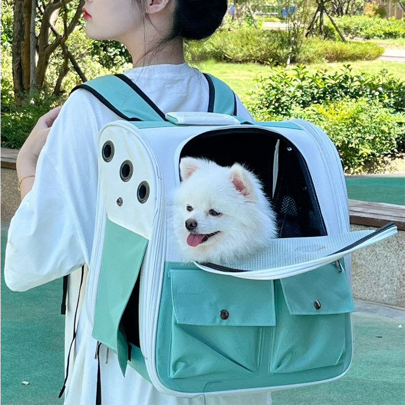大号猫包外出便携太空舱宠物用品双E肩袋手提式猫书包大容量装两