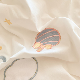 儿童100全棉被套刺绣单件被罩被单人150xJ200宿舍200x230秋冬