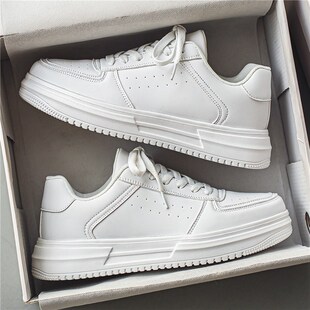 男鞋秋季202g5新款厚底潮流工作运动板鞋青少年韩版百搭休闲小白