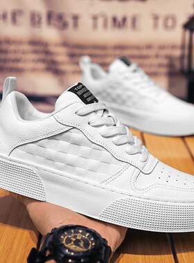 特大码男鞋45秋j季透气港风小白鞋46休闲加宽运动鞋47男款板鞋潮4