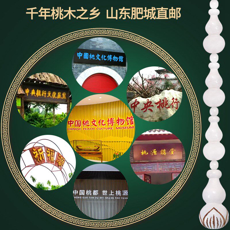 入户门遮挡白色桃木葫芦门帘珠帘C玄关过道屏风隔断化解门对卫生