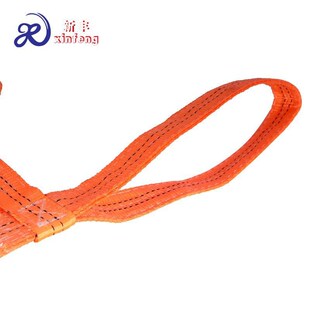 网多规格吊装 工业起重涤纶吊装 头港口扁平吊装 v50T码 护兜网 网10T