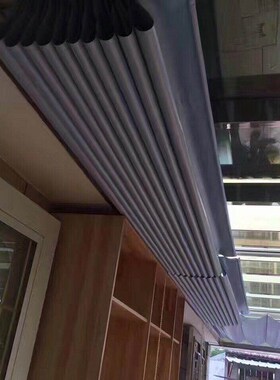 定制遮光智能电动天棚帘折叠天窗顶棚窗I帘 玻璃房顶阳光房遮阳帘