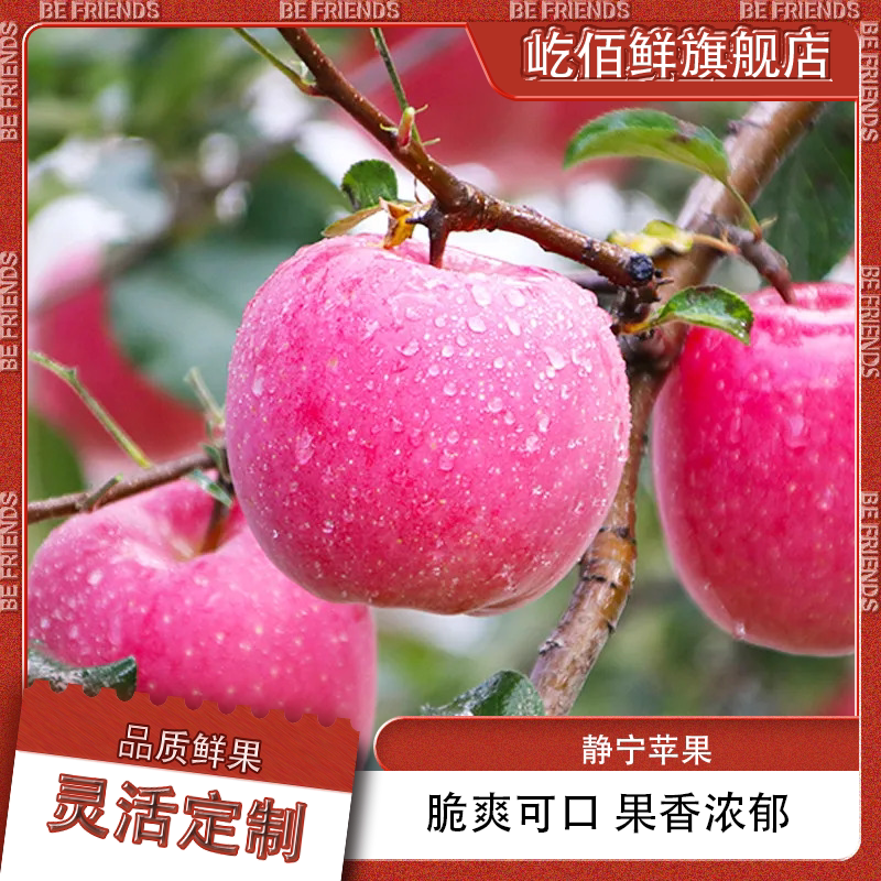 静宁苹果红富士中大果4.5斤装