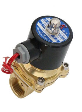 正品埃美柯758黄铜电磁阀常闭式水管阀门DN32 1.25寸 11/4专卖店