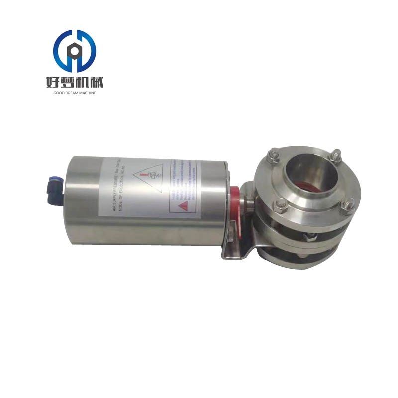 304气动不锈钢卫生级焊接三片式蝶阀/蝶阀气动三片式蝶阀3PC,农用物资,苗木固定器/支撑器,淘宝优惠券,粉丝福利购,淘宝优惠卷