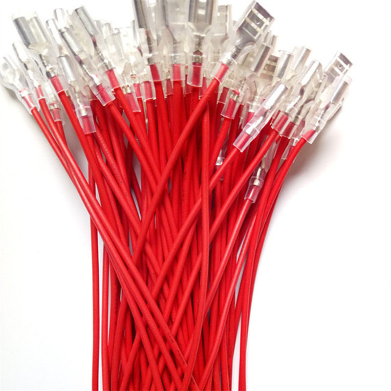 4.8/6.3插簧带线加护套线束加工冷压端子插片圈U插拔式电瓶连接线,农用物资,苗木固定器/支撑器,淘宝优惠券,粉丝福利购,淘宝优惠卷