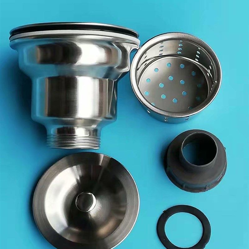 不锈钢水槽洗菜盆110全钢内丝提篮下水器单槽双槽用洗碗池落水器,农用物资,苗木固定器/支撑器,淘宝优惠券,粉丝福利购,淘宝优惠卷