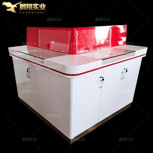 农商银行填单台单面烤漆填表桌大堂凭据示范柜台银行填写柜台