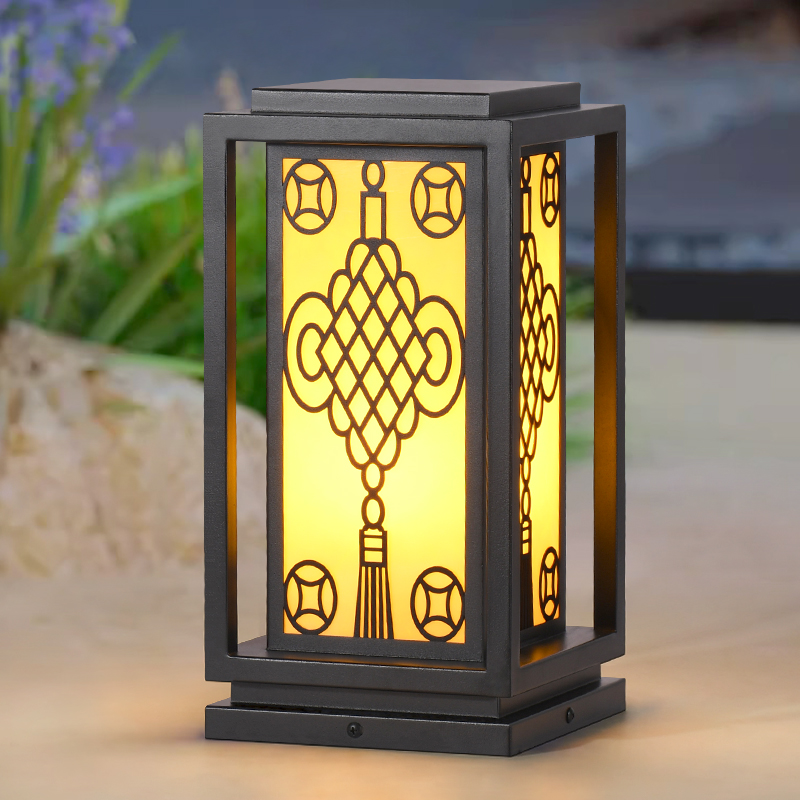 太阳能草坪灯户外防水中式室外别墅庭院J家用小区花园景观草地灯