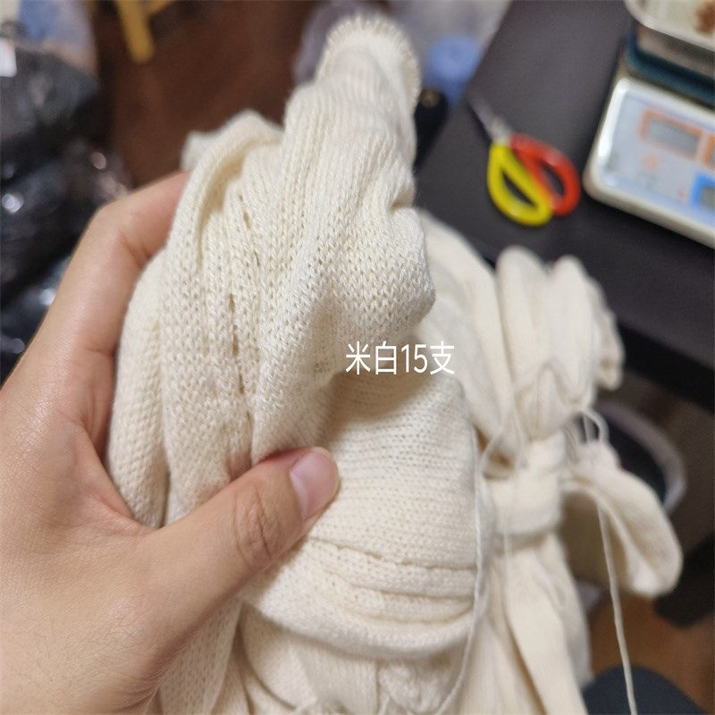 秋冬15支康纯羊绒机织手工编织男女圆领针织衫宝宝线美拉德棕毛线