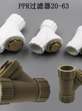 PPR过滤器4分6分1寸PPRY型过滤网 PPR冷热水管管件滤水器20 25 32