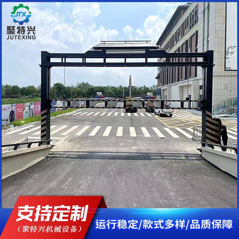 智能遥控升降限高架电动液压ETC车牌识别龙门架手动升降限高杆
