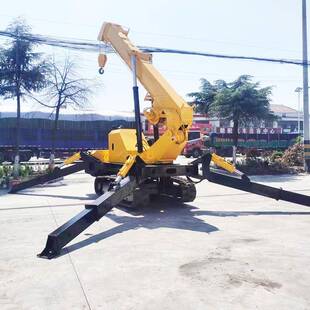 小型无线遥控蜘蛛吊厂家大量直营油电两用高层设备吊装小吊机
