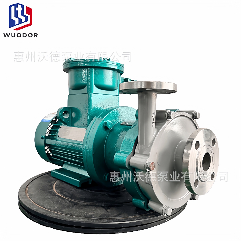 不锈钢耐腐蚀磁力泵CQB50-32-125/3kw防爆电机废水污水排污循环