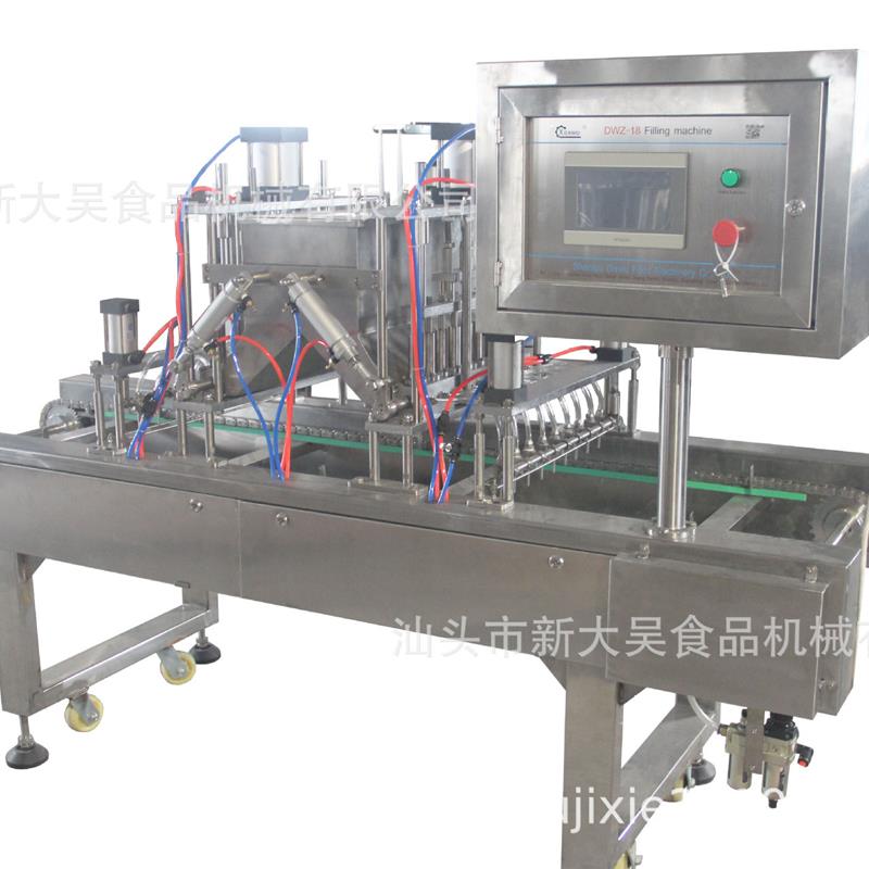 新款蛋黄派自动注芯机 多用奶油注馅机 果酱卡仕达酱芒果酱注料机