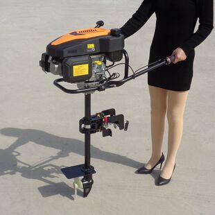 风冷两冲程3马力船挂机汽油船用船挂机 大小型号挂桨机图片