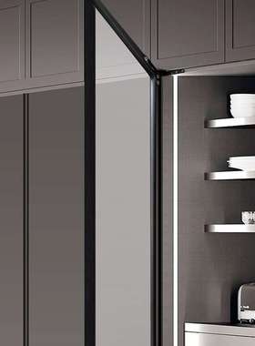 意式阿克德极简铝合金门框重型天地铰链Akrd隐藏式门窗25公斤铰