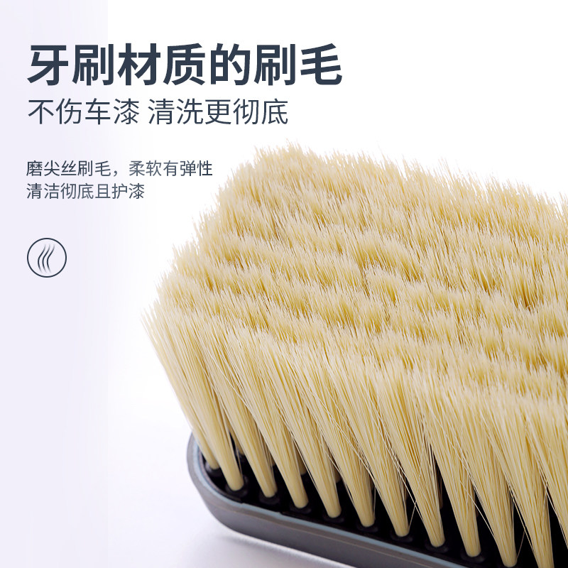 大货车通水洗车拖把不伤车神器软毛H刷车的刷子客车擦车用工具