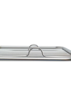 不锈钢1/1GN1/2GN1/3 GN凉网份数盆隔L水网滤油网烧烤网烤箱烤网