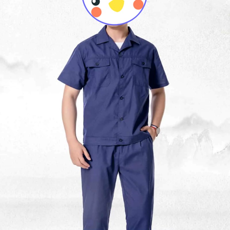 长袖工作服套装耐磨夏季保洁短袖电焊工地厂车间汽修上衣劳保定制
