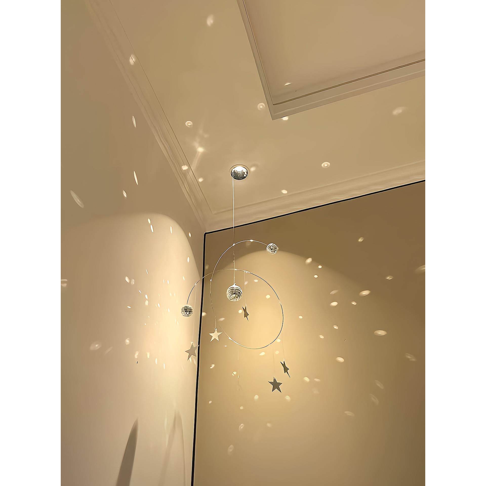 【改造房间的小物件】星星反光挂饰挂件迪斯科星球卧室氛围感装饰