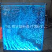 彩色水幕墙 发光 水景墙 KTV水舞屏风 屏风隔断 流水屏风灯光