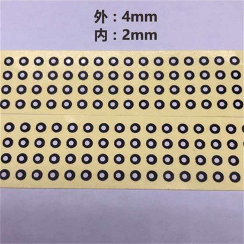 拍照式三维扫描仪标记点 抄数机标志点 哑光黑圆点标记不干胶贴纸