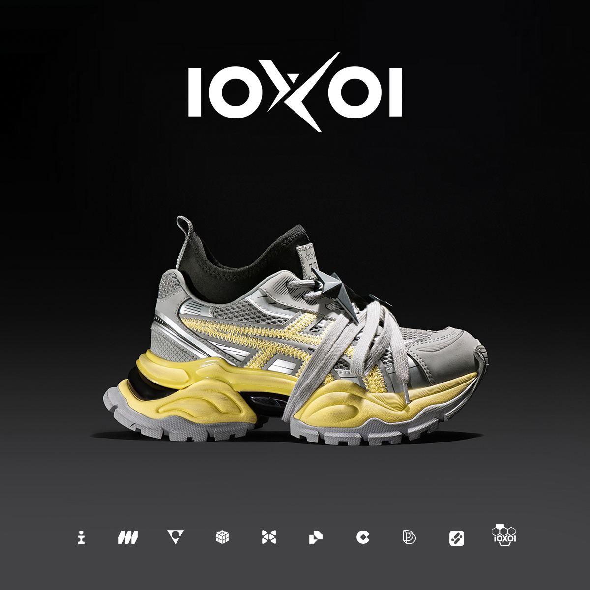 【黄蜂驰影】IOXOI厚底老爹鞋女