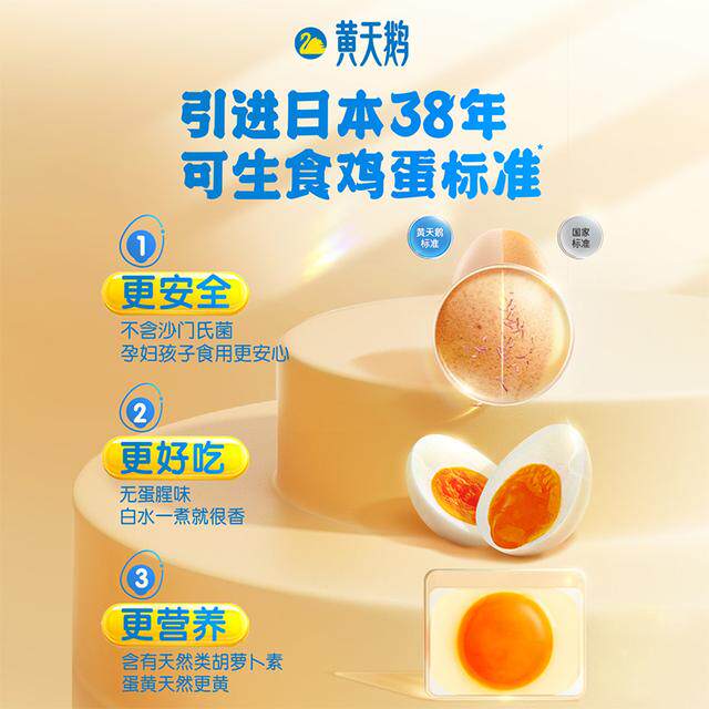 【短达专属】【30枚L+级达人推荐】黄天鹅可生食鲜鸡蛋1.89KG【顺