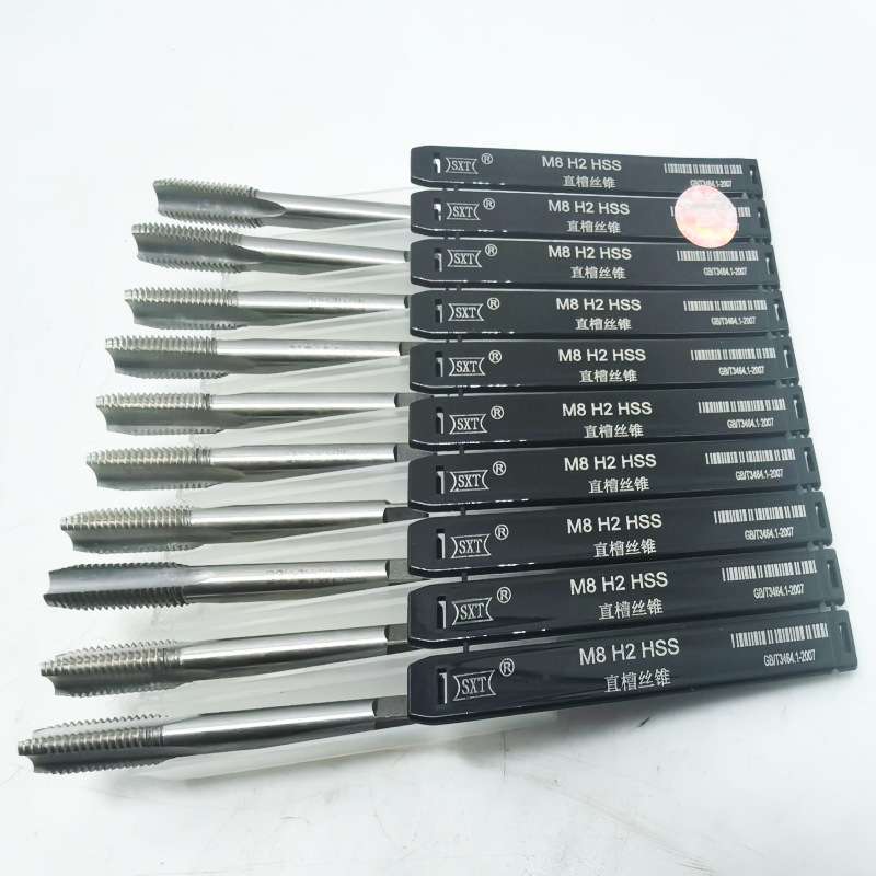 《SXT》 优质高速钢机用丝锥 M2HSS直槽丝攻 M3M4M5M6M8M10M12H2