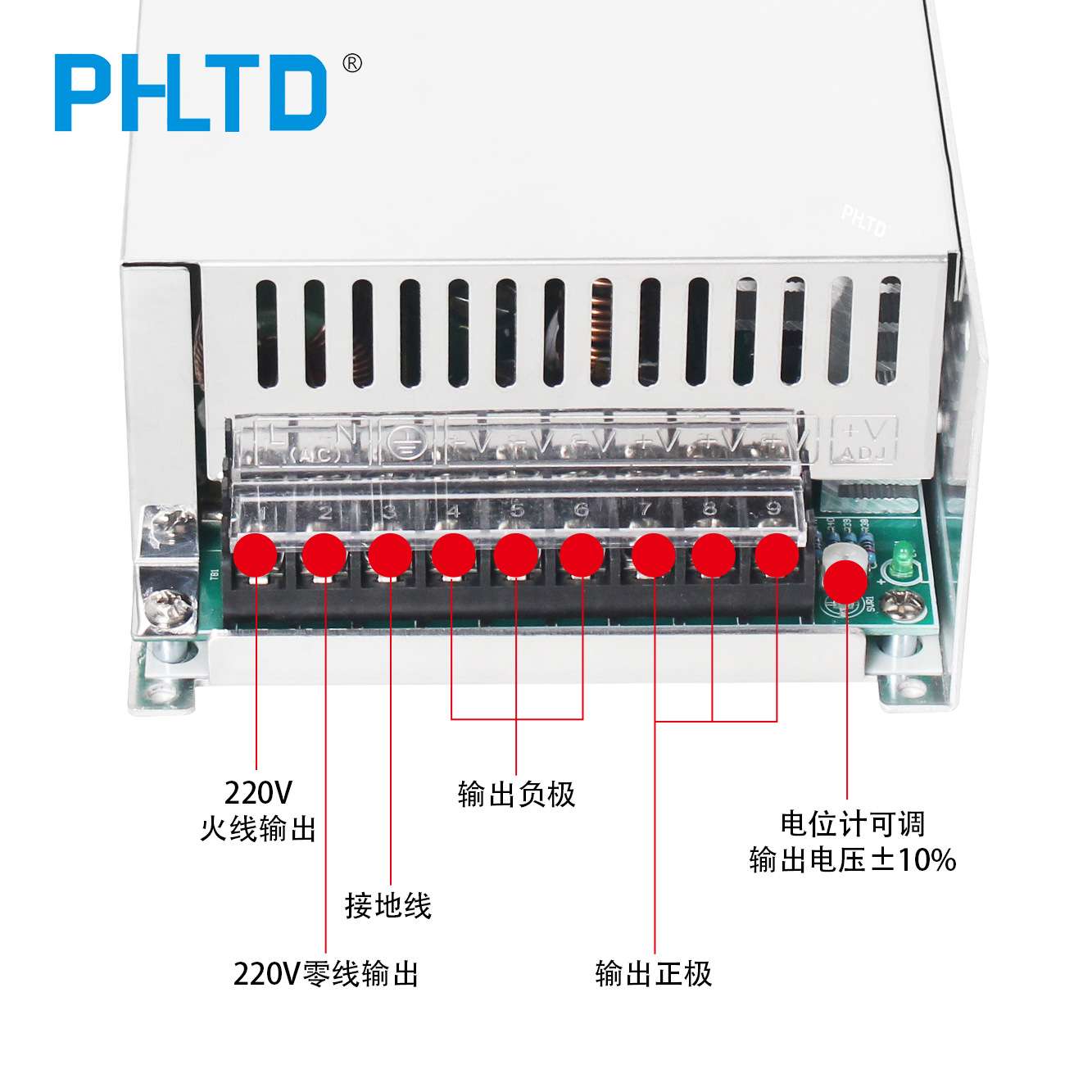 源头工厂 开关电源S-500W-24V20A监控直流变压器220转5V12V36V48V