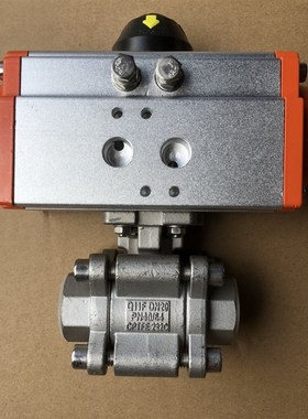 不锈钢气动高压球阀 2000WOG高压气动球阀 Q611F-40P PN40/64