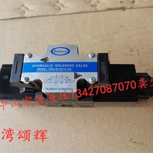 液压电磁阀DSG-02-3C12-DL LW AC220 DC24 AC110台湾颂辉SONGHUI