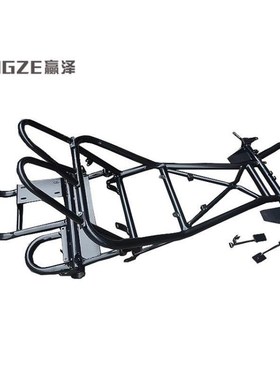 自制四轮168CC卡丁车车架总成 卡丁车摩托车改装车架前桥后悬挂